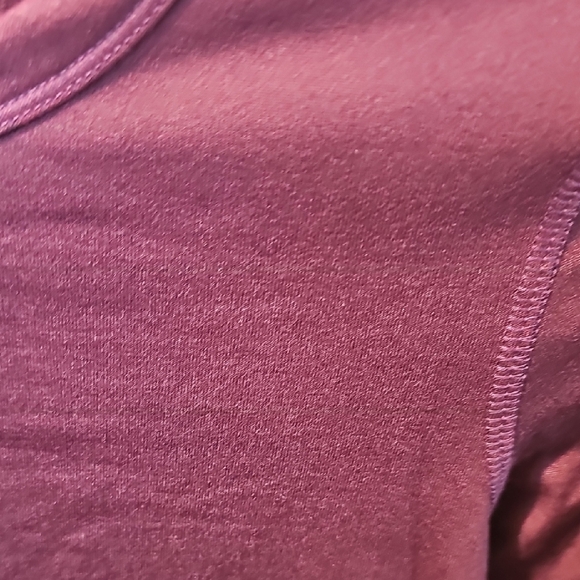 Cuddl Duds Plum Fleece Lined Long Sleeve Top and Leggings Set Size Medium New - Picture 4 of 7